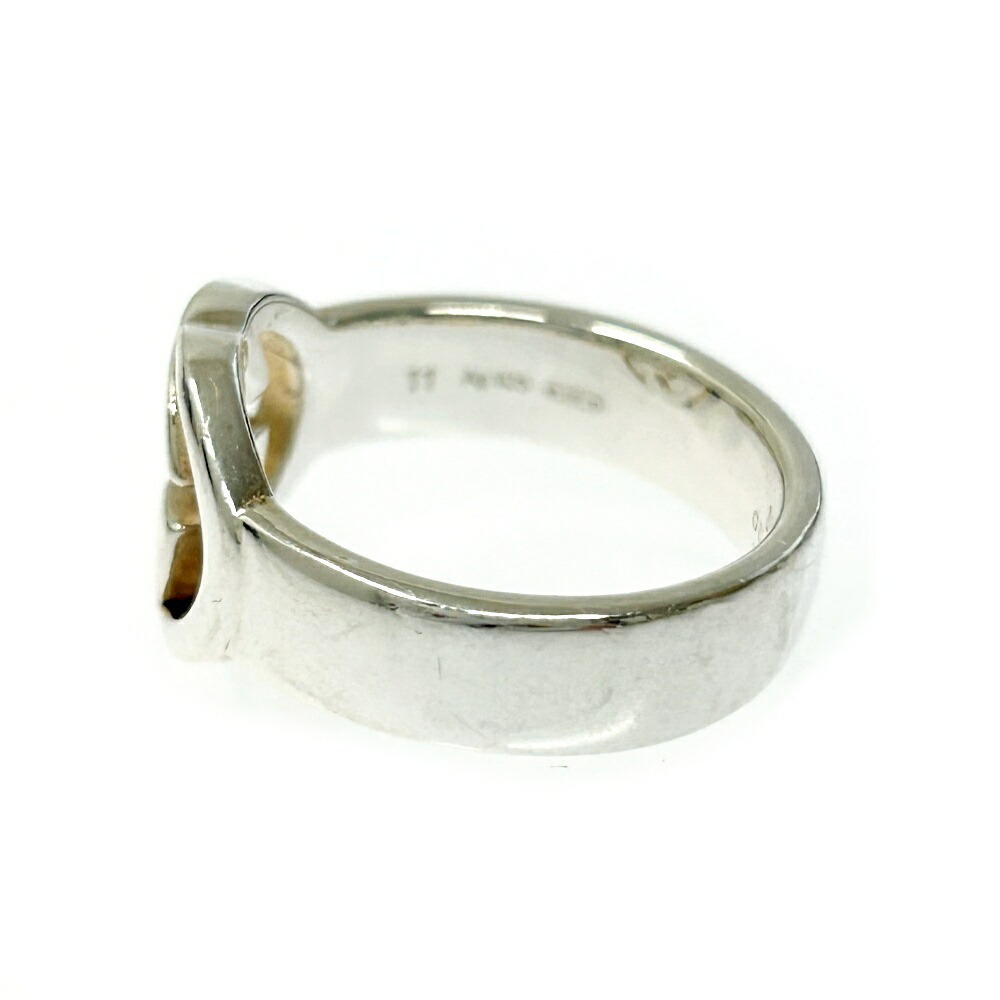 Gucci Silver Interlocking Gg Ring - image 3
